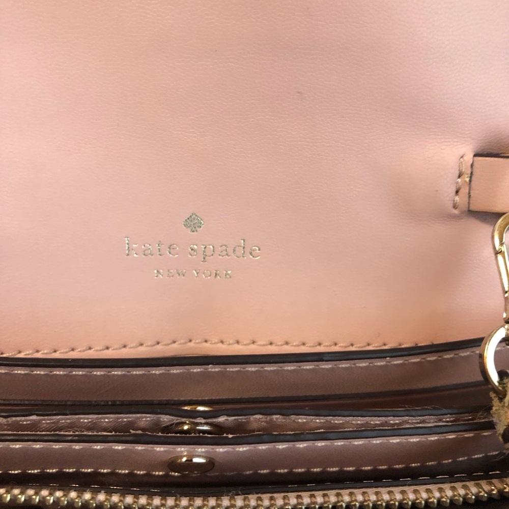 kate spade Blush Pink Leather Crossbody wallet bag - Picture 14 of 14